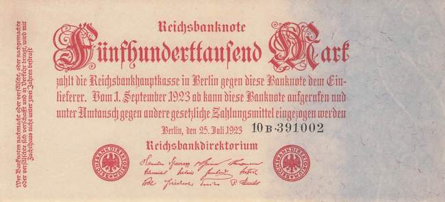 500000 Mark 1923