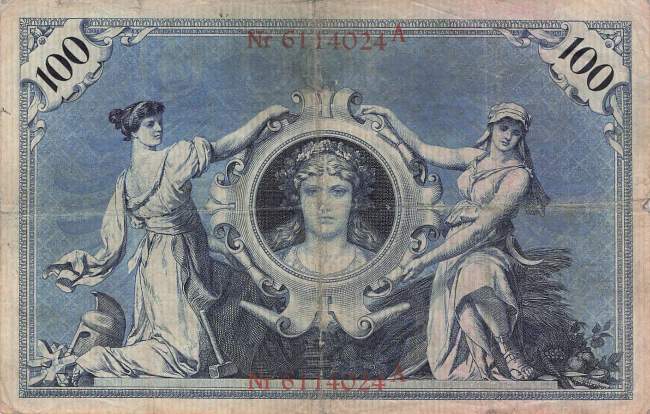 100 Mark 1905 Ro23a Q/A