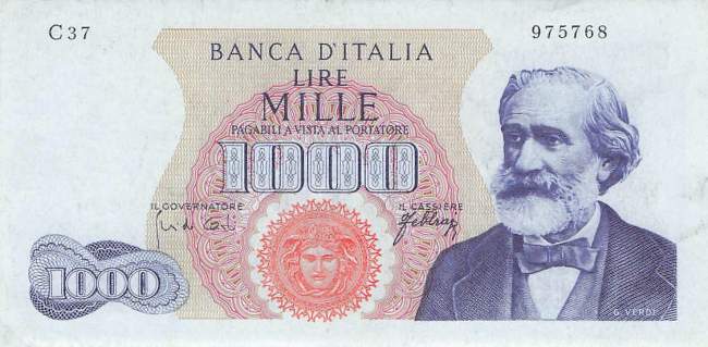 1000 Lire 1966 p.96d