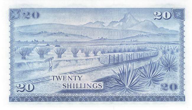 20 Shilingi 1973 p.8d