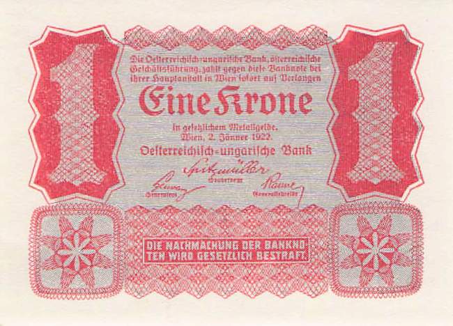 1 Krone p.73 1922