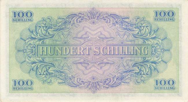 100 Schilling p110a-2-1 Alliierte Militärbehörde