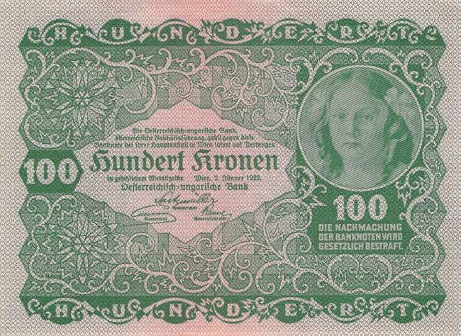 100 Kronen p.77 1922