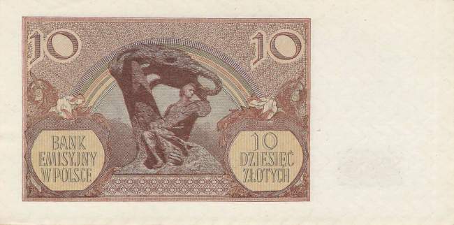 10 Zloty Polen p94-2 1940