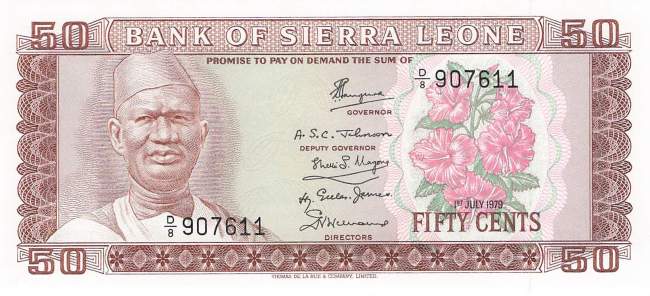 Sierra Leone p4c 50 Cents