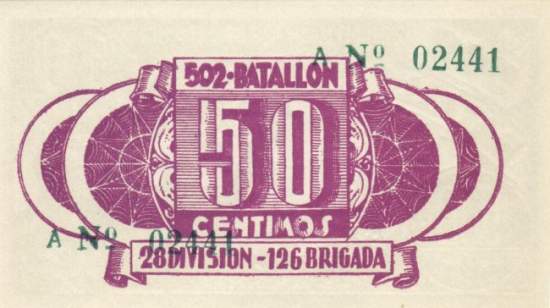 25 und 50 Centimos 1 Peseta