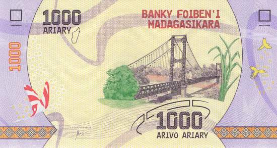 1000 Ariary 2017