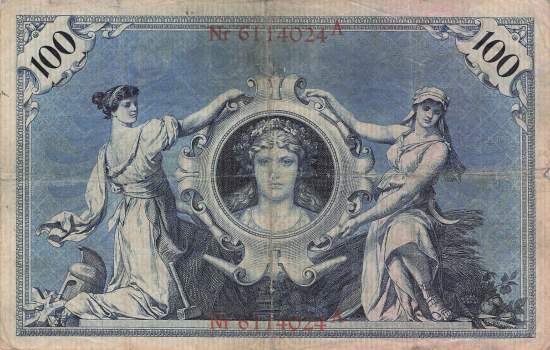 100 Mark 1905 Ro23a Q/A