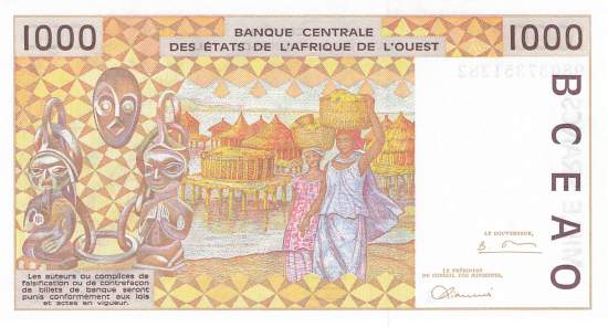 1000 Francs 1998 P.911Sb