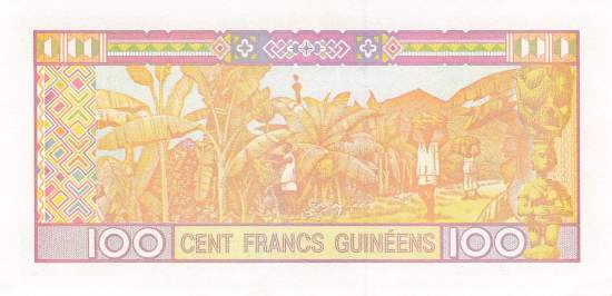 100 Francs Guinéens 2012