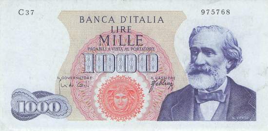 1000 Lire 1966 p.96d