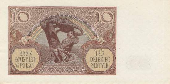10 Zloty Polen p94-2 1940