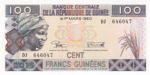 100 Francs Guinéens 2015