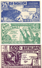 25 und 50 Centimos 1 Peseta