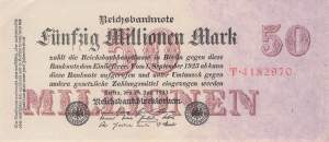 50 Million Mark 1923 ro.97a T